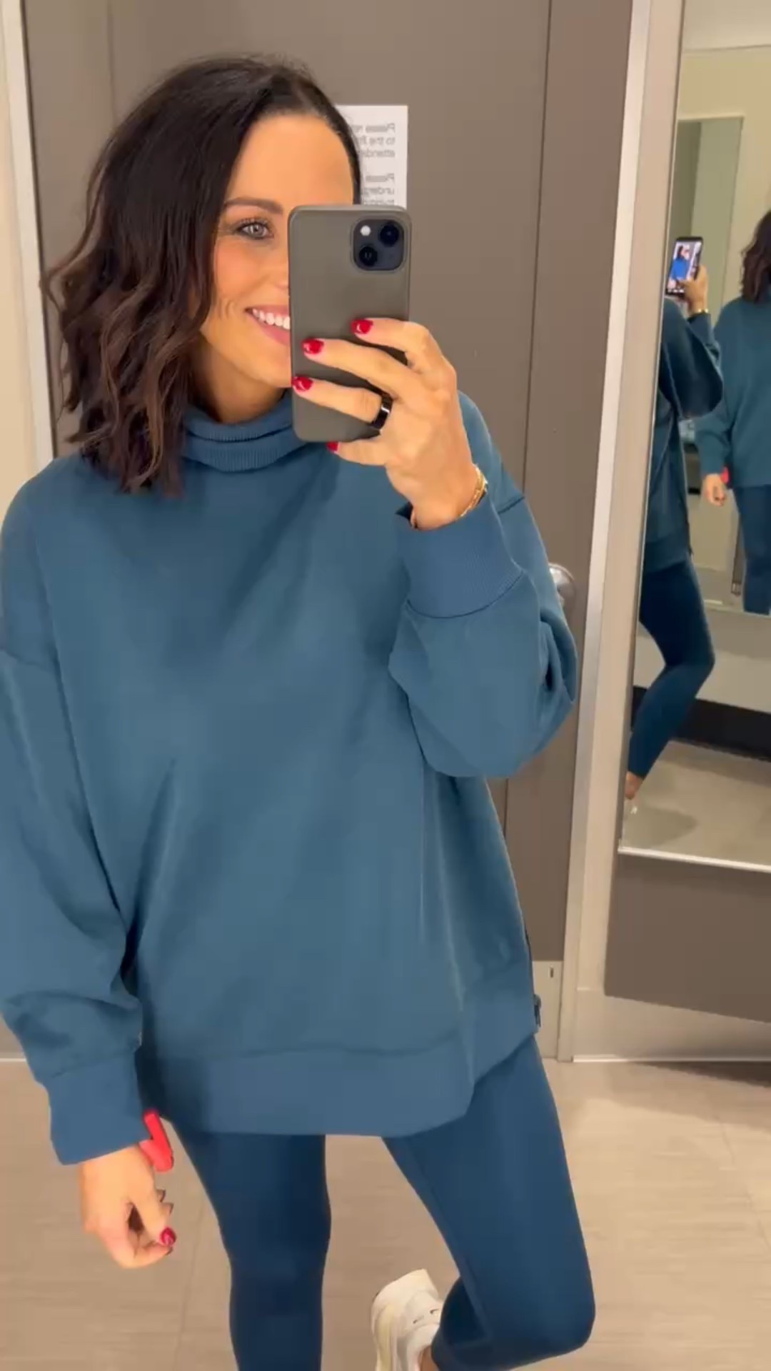 Y’all this combo from Target looks and feels so designer-inspired! I love the jewel-tones and this blue is truly stunning in person! Perfect for running errands, a workout, or lounging around the house! VintagePickin Target finds Target favorites winter fashion must haves blue outfit mock neck sweatshirt

#LTKfitnessgoals #LTKActive #LTKSeasonal