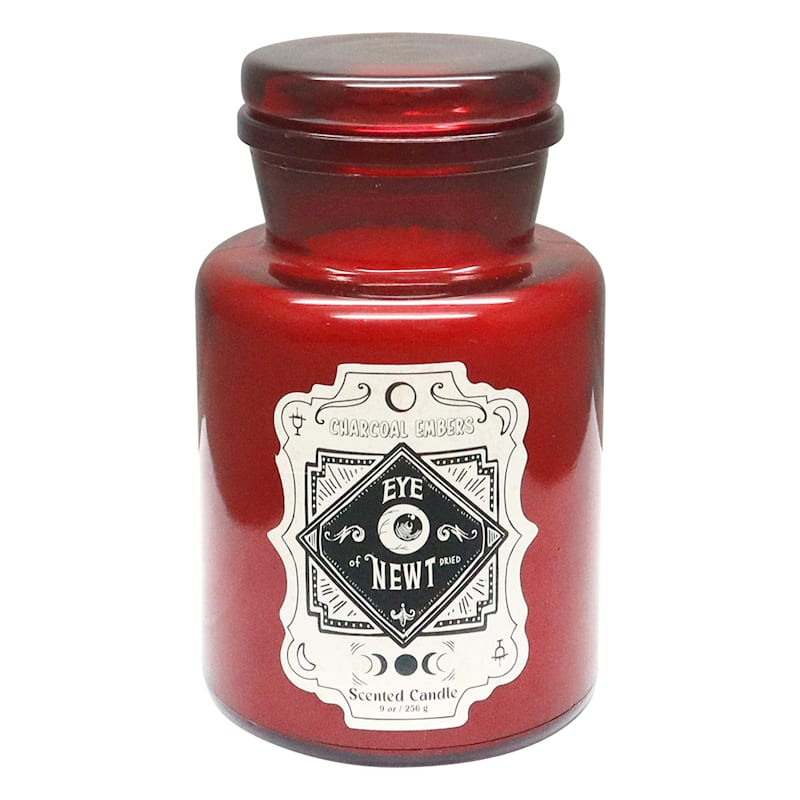 Spellbound Red Spray Glass Scented Jar Candle, 9oz | At Home