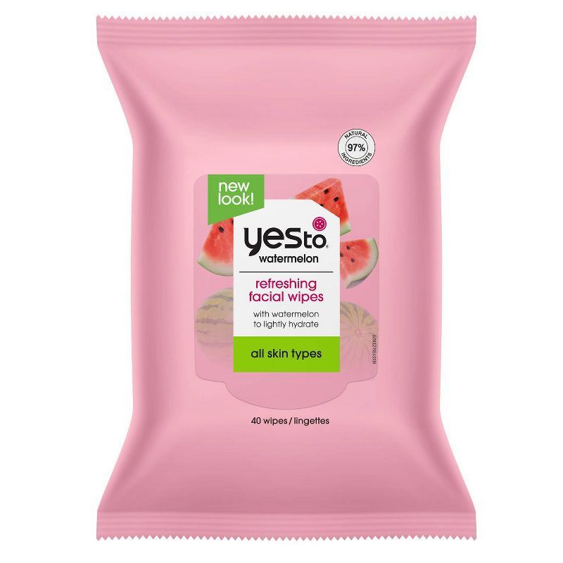 Yes To Watermelon Super Fresh Facial Wipes - 40ct | Target