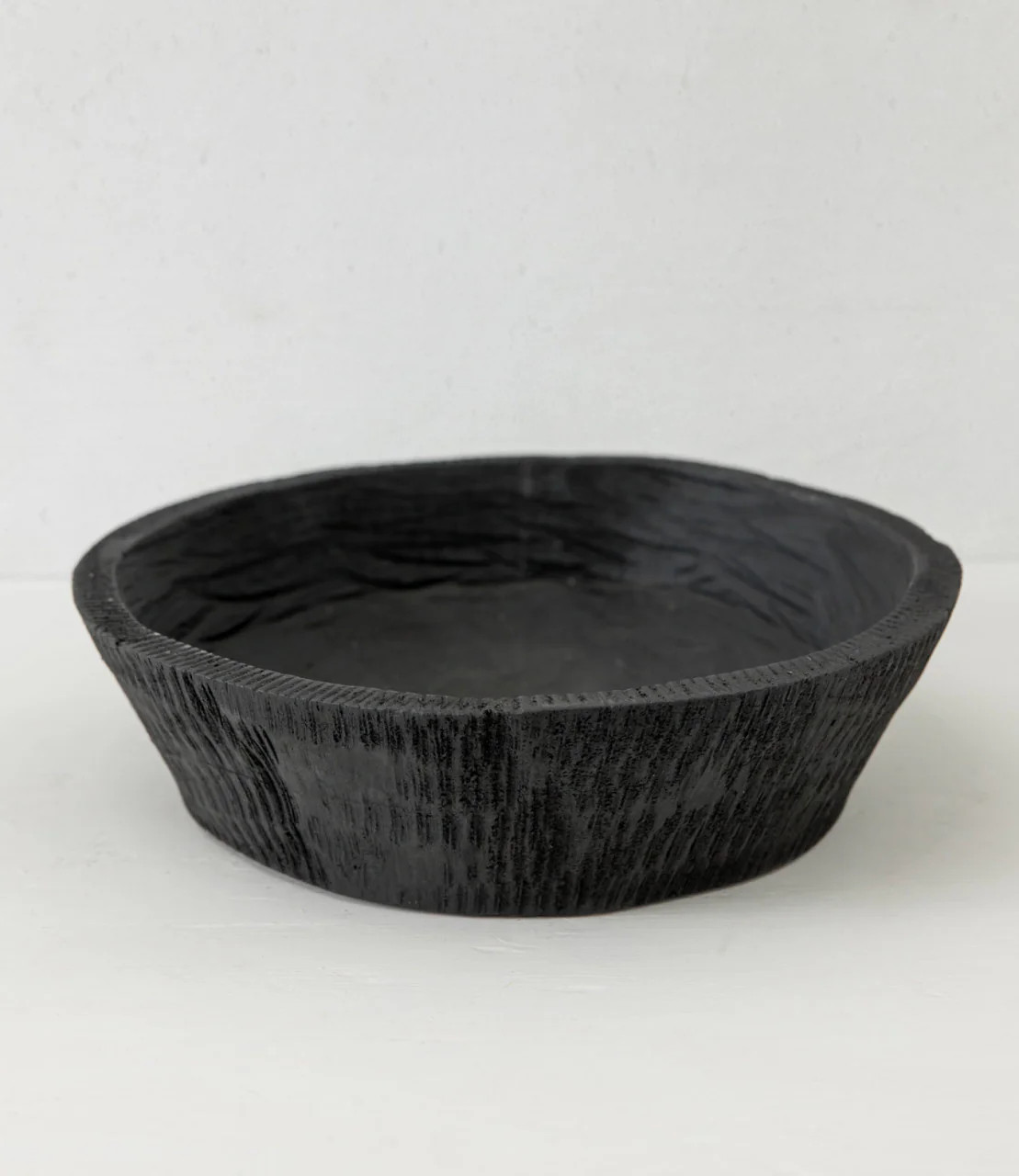 Round Black Dough Bowl | Eco Chic Home