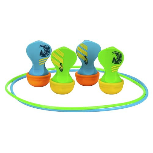 NERF Soft Tip Lawn Darts - Fun Outdoor Family Yard Game - Adults + Kids Outdoor Games - Perfect for Camping, Backyard + Outdoors - Includes (4) NERF Soft Tipped Lawn Darts + (2) Targets | Amazon (US)