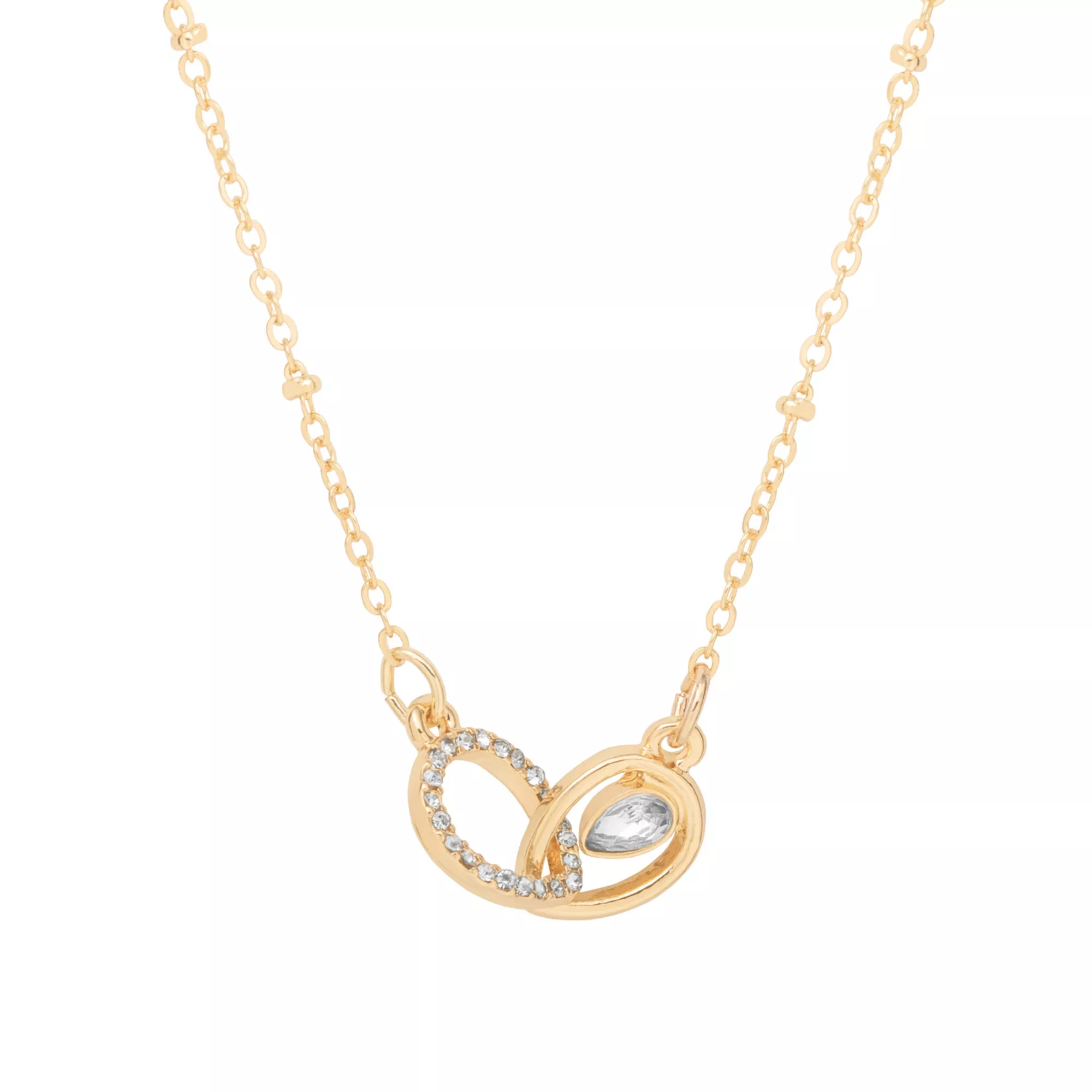 LC Lauren Conrad Gold Tone Link Pendant Necklace | Kohl's