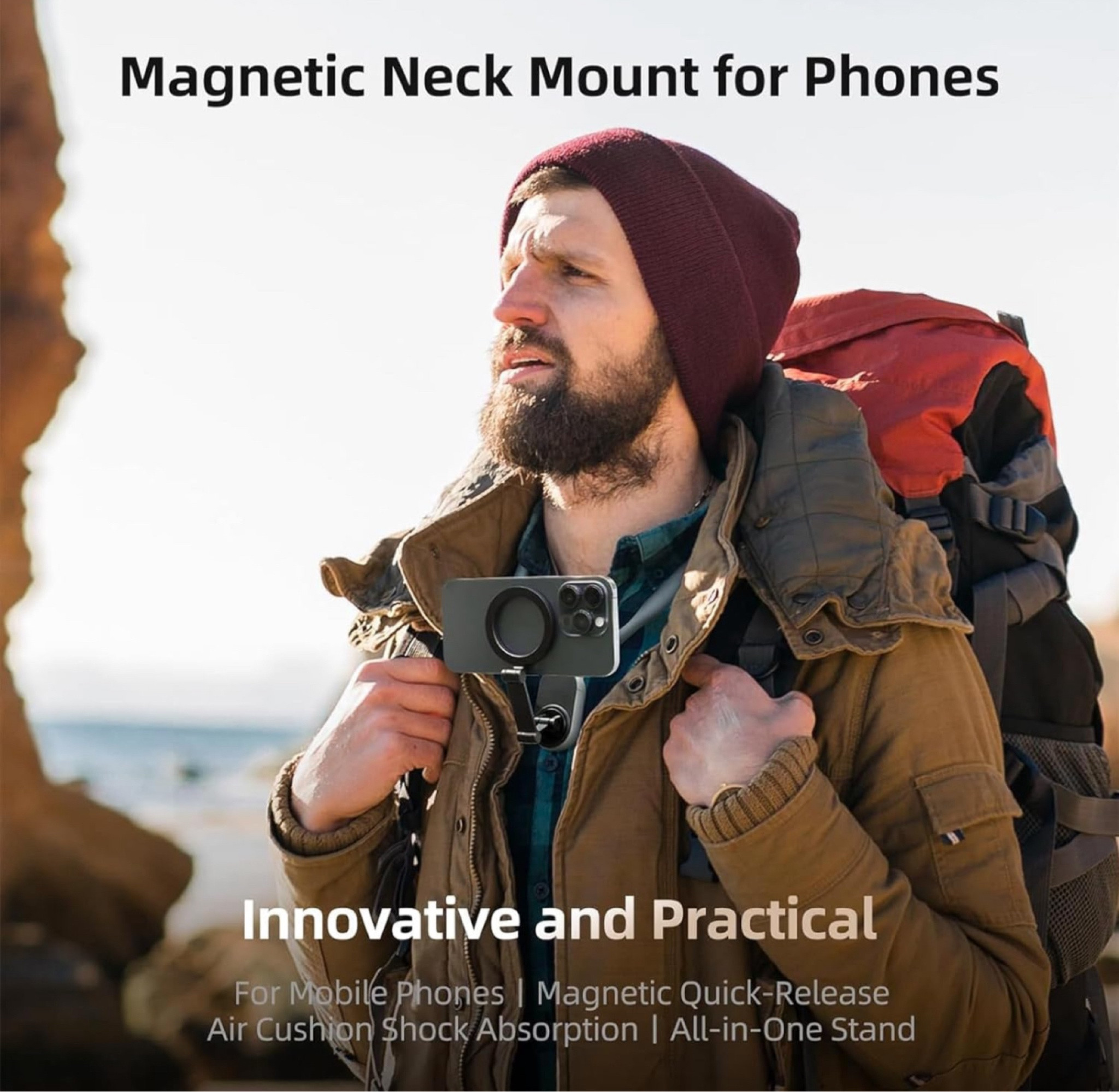 REYGEAK for Magsafe POV Neck Mount for iPhone 15/14/13/12 Pro Mini/Plus/Pro/Pro Max,Hand Free Necklace Phone Mount Stand with Magnetizer Ring for Mobile Phone Accessory
#amazon #amazonfind

#LTKtravel #LTKsalealert #LTKhome