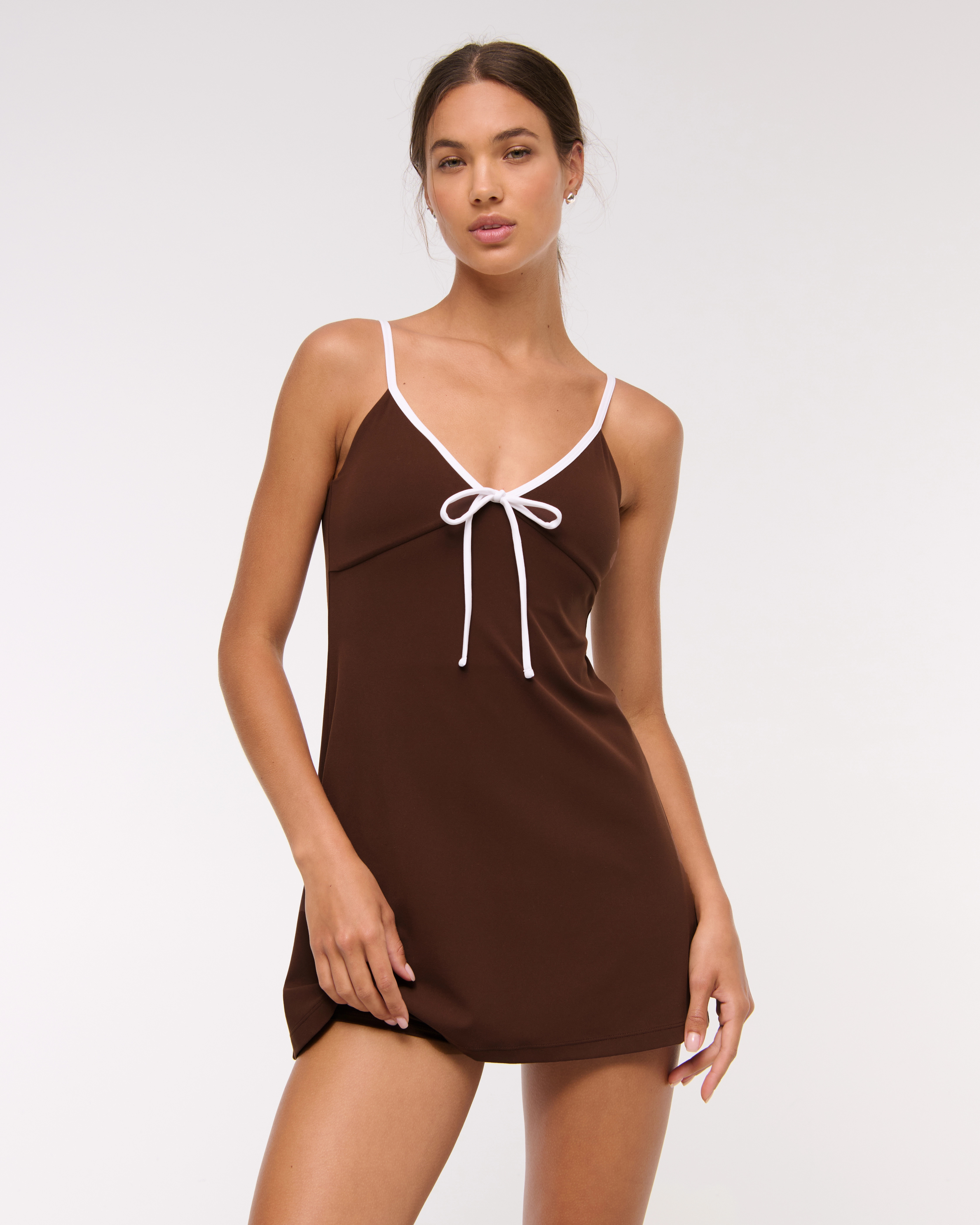 YPB studioFLEX Cami Mini Dress | Abercrombie & Fitch (US)