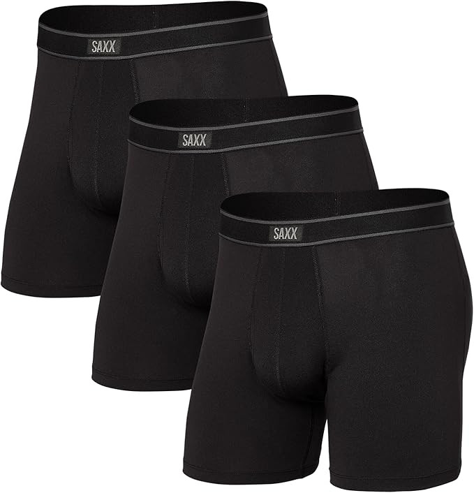 SAXX Underwear Co. - Men's Daytripper Boxer Brief Fly 3Pk With Built-In Pouch Support - Underwear... | Amazon (US)