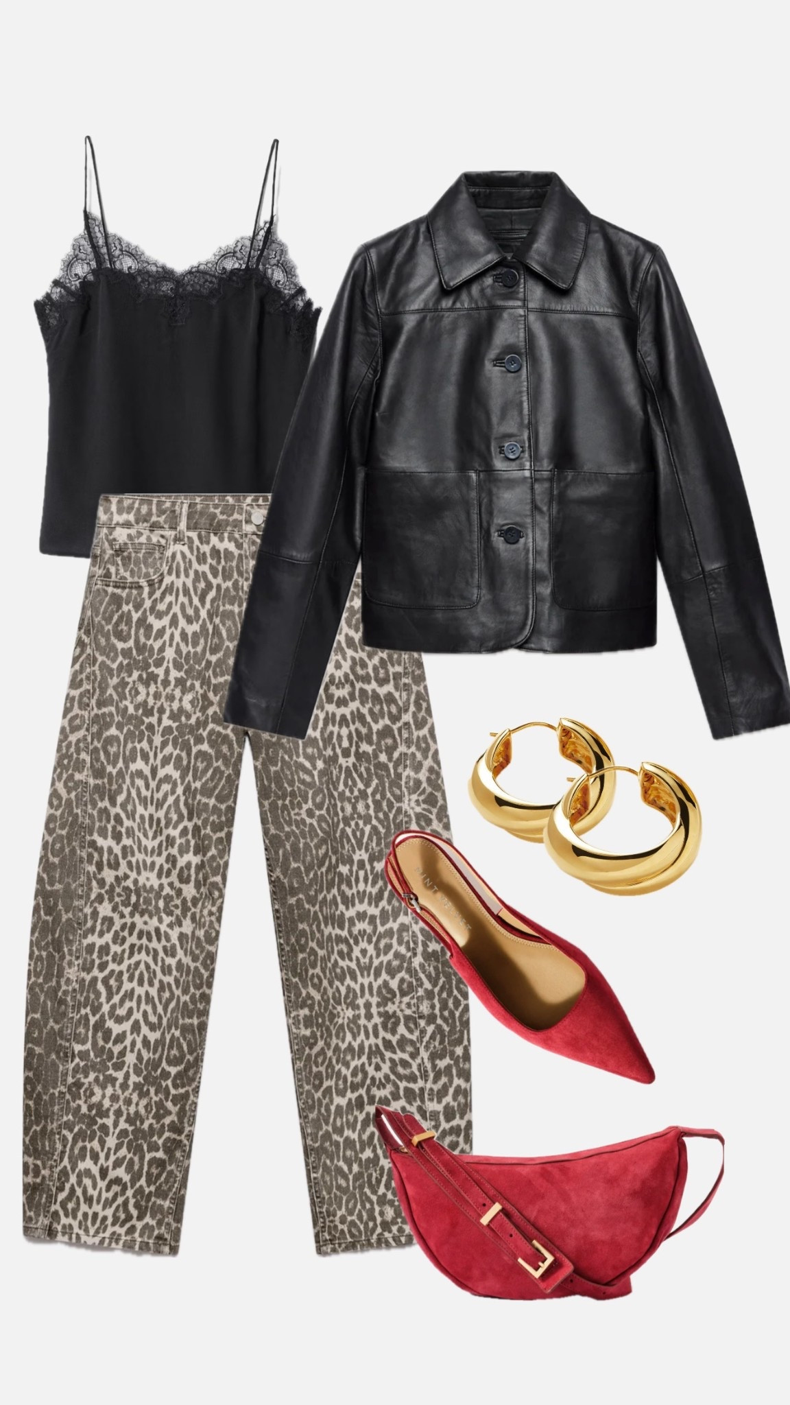 Autumn outfits 🐆

Leopard print jeans
Leather jacket 
Mint velvet
Red shoe kitten heel
Autumn layers
Going out outfit


#LTKstyletip #LTKautumn #LTKover50style