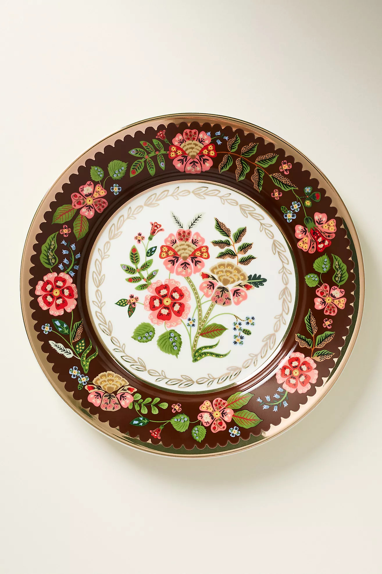 Rifle Paper Co. Gracie Dessert Plates, Set of 4 | Anthropologie (US)