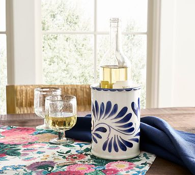 Puebla Porcelain Wine Chiller | Pottery Barn (US)