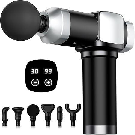 Deep Tissue Massage Gun, Portable Percussion Electric Muscle Massager for Pain Relief, Handheld M... | Amazon (US)