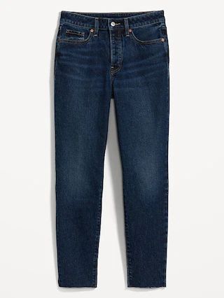 High-Waisted Button-Fly OG Straight Cut-Off Ankle Jeans for Women | Old Navy (US)
