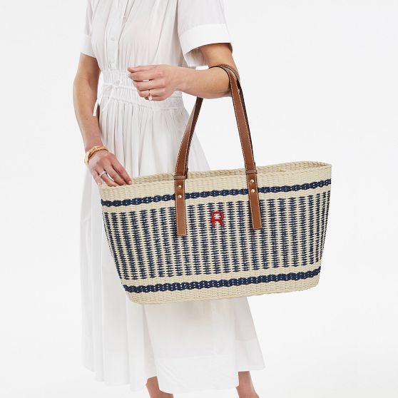 Sunday Woven Market Tote | Mark and Graham