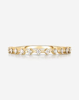 Diamond Station Stackable Ring | Ring Concierge