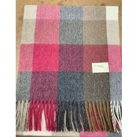 Blanket Scarf - Shawl Stole Wrap Block Pink | Etsy (US)