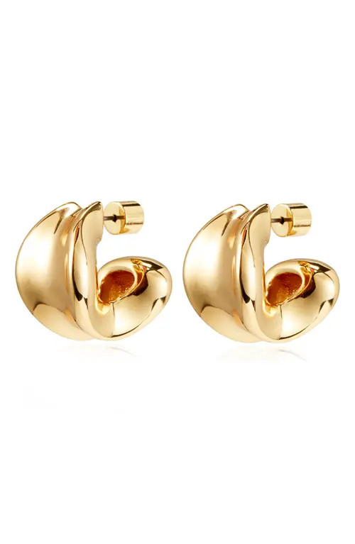 Jenny Bird Doune Chunky Hoop Earrings in Gold at Nordstrom | Nordstrom