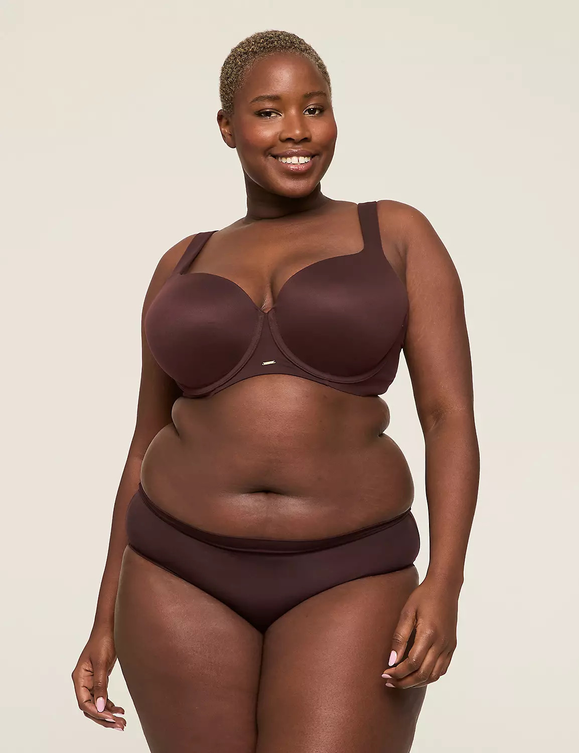 Modern Luxe Lightly Lined Balconette Bra | LaneBryant | Lane Bryant (US)