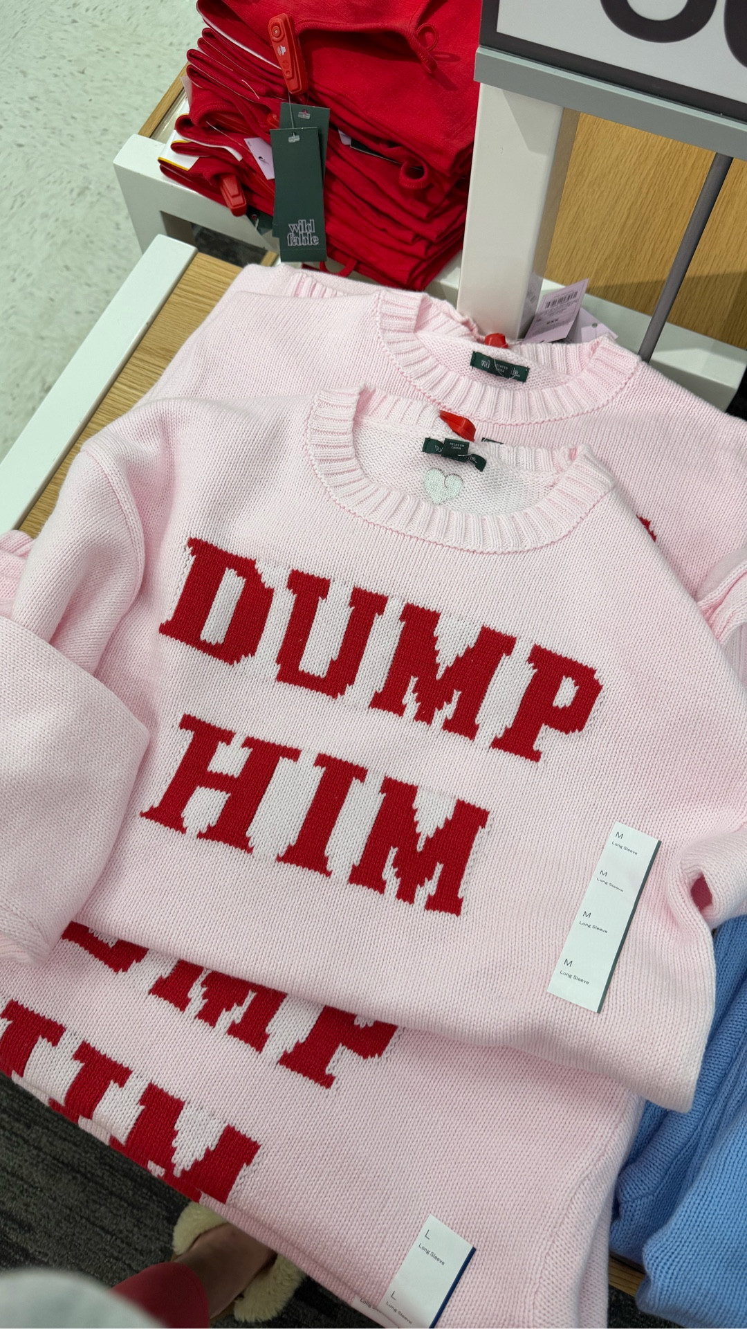 I promise I love LOVE but after seeing this shirt online I had to find it!!! There’s a cute little red heart on the back I had to show ya too!

#LTKWomens #LTKGirls #Under30 #ValentinesDay #AntiValentines #Girls #ValentinesSweater #DumpHim #TargetFinds #SweaterWeather #Boyfriend #BreakUp

#LTKFindsUnder50 #LTKSeasonal #LTKootd