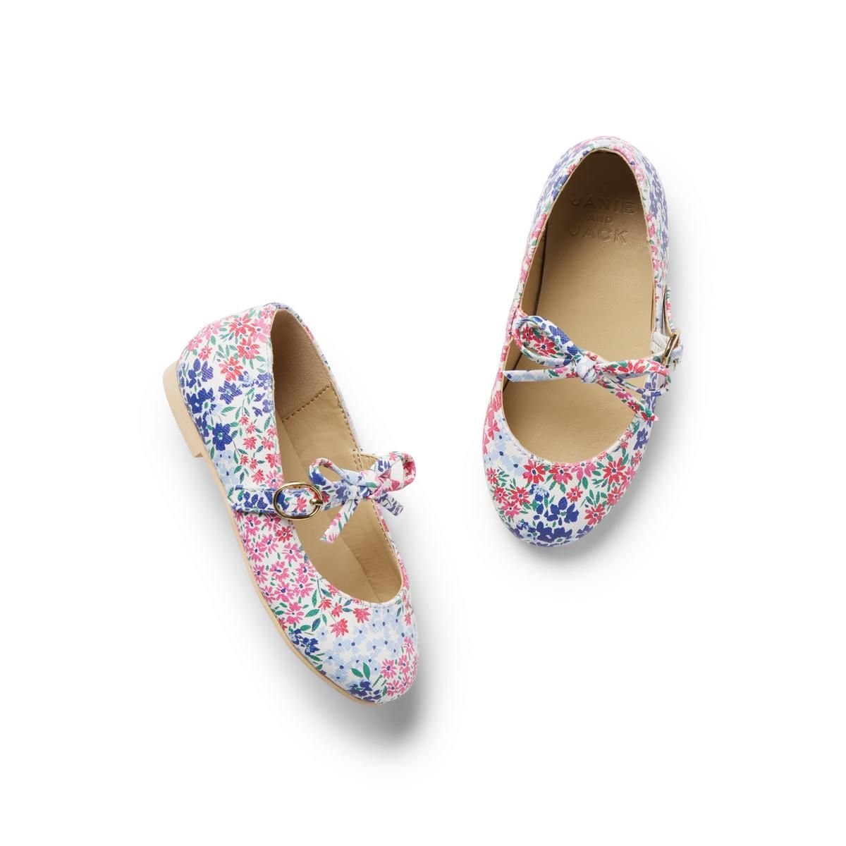 Floral Bow Flat | Janie and Jack
