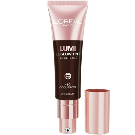 L Oreal Paris Lumi Le Glow Skin Tint Foundation Makeup 430 Cool 0.85 fl oz | Walmart (US)