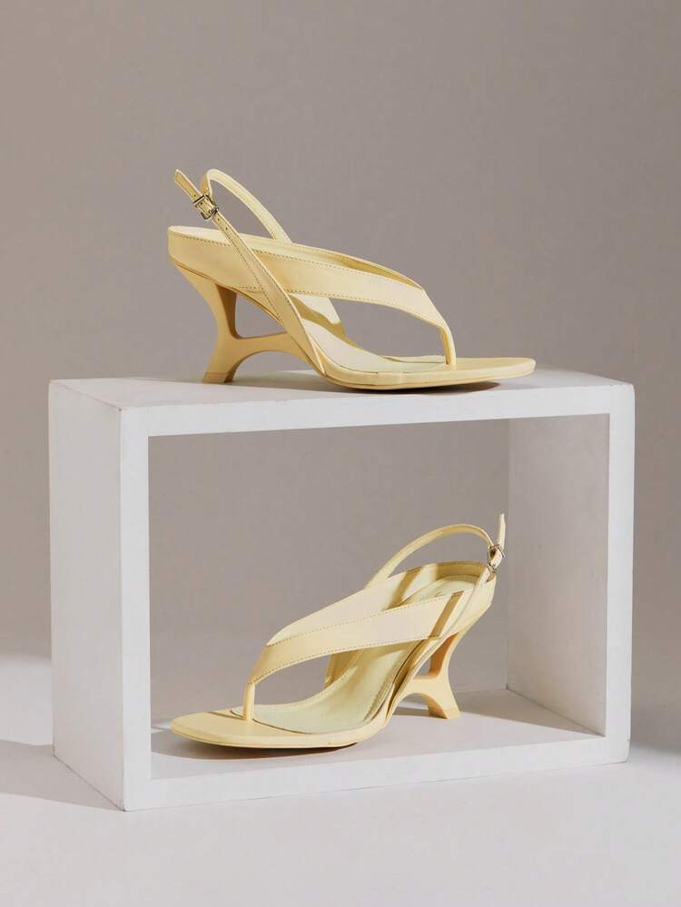 SHUZIA Women Strapped Everyday Chic Casual Elegant High Heeled Sandals Valentine's Day | SHEIN