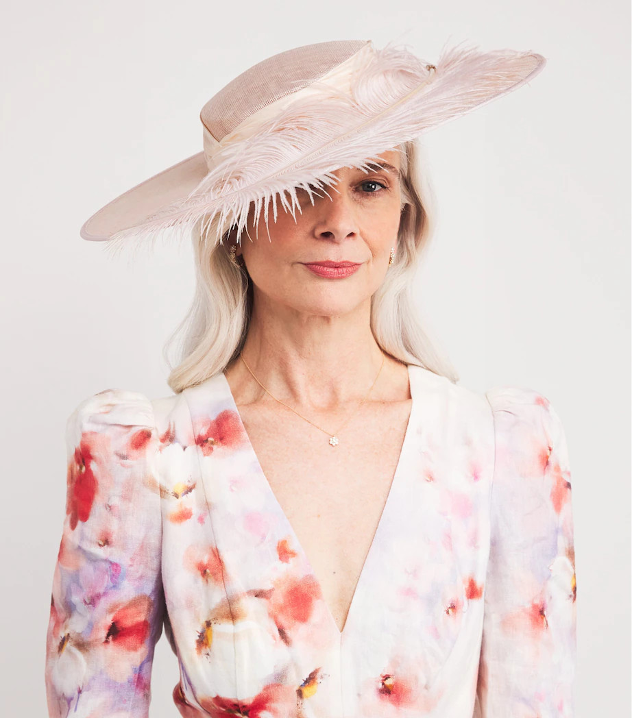 Feather-Trim Bellini Hat | Harrods