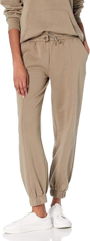 The Drop Women's Dominique Washed Fleece Coverstitched Utility Jogger | Amazon (US)
