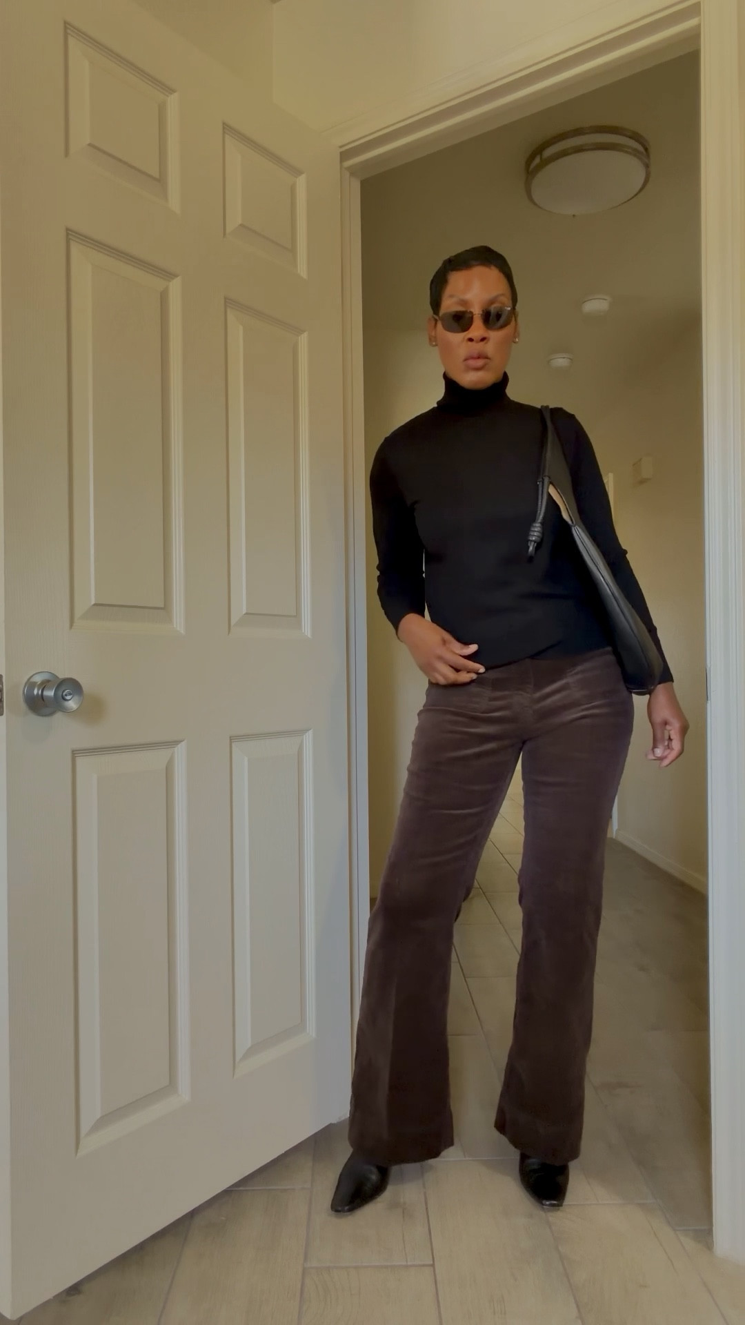 Casual Fall And Winter Outfit. Brown Corduroy Pants and Black Turtleneck. 

OOTD, Outfits, Classic Style, Casual Wear 

#LTKU #LTKWorkwear #LTKootd