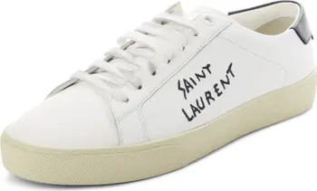 Saint Laurent Court Classic Low Top Sneaker (Women) | Nordstrom | Nordstrom