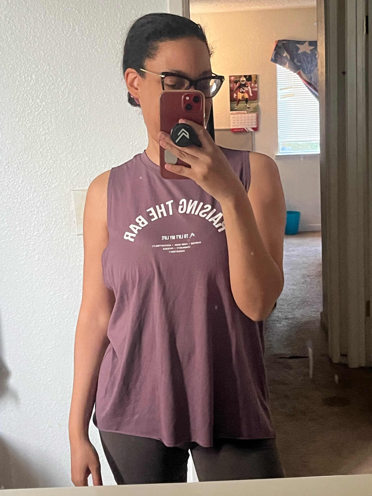 Rising the bar graphic vintage purple size medium 
Effortless seamless shorts deep taupe size medium 
@oneractive 

#LTKActive #LTKStyleTip #LTKFitness