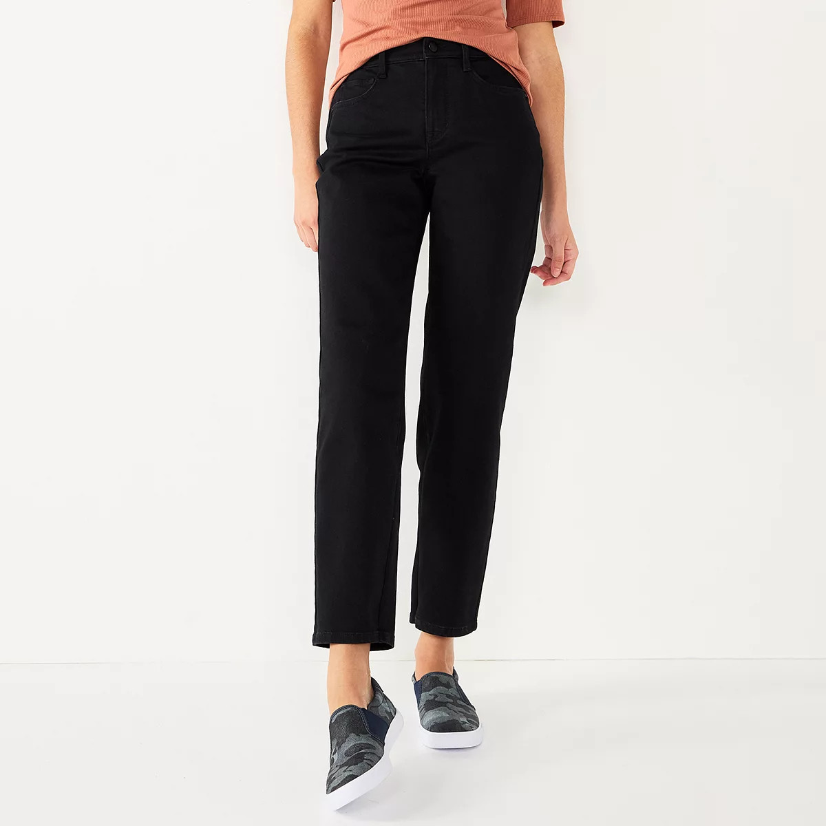Women's Nine West Curvy Slimming Straight Jeans | Kohl's