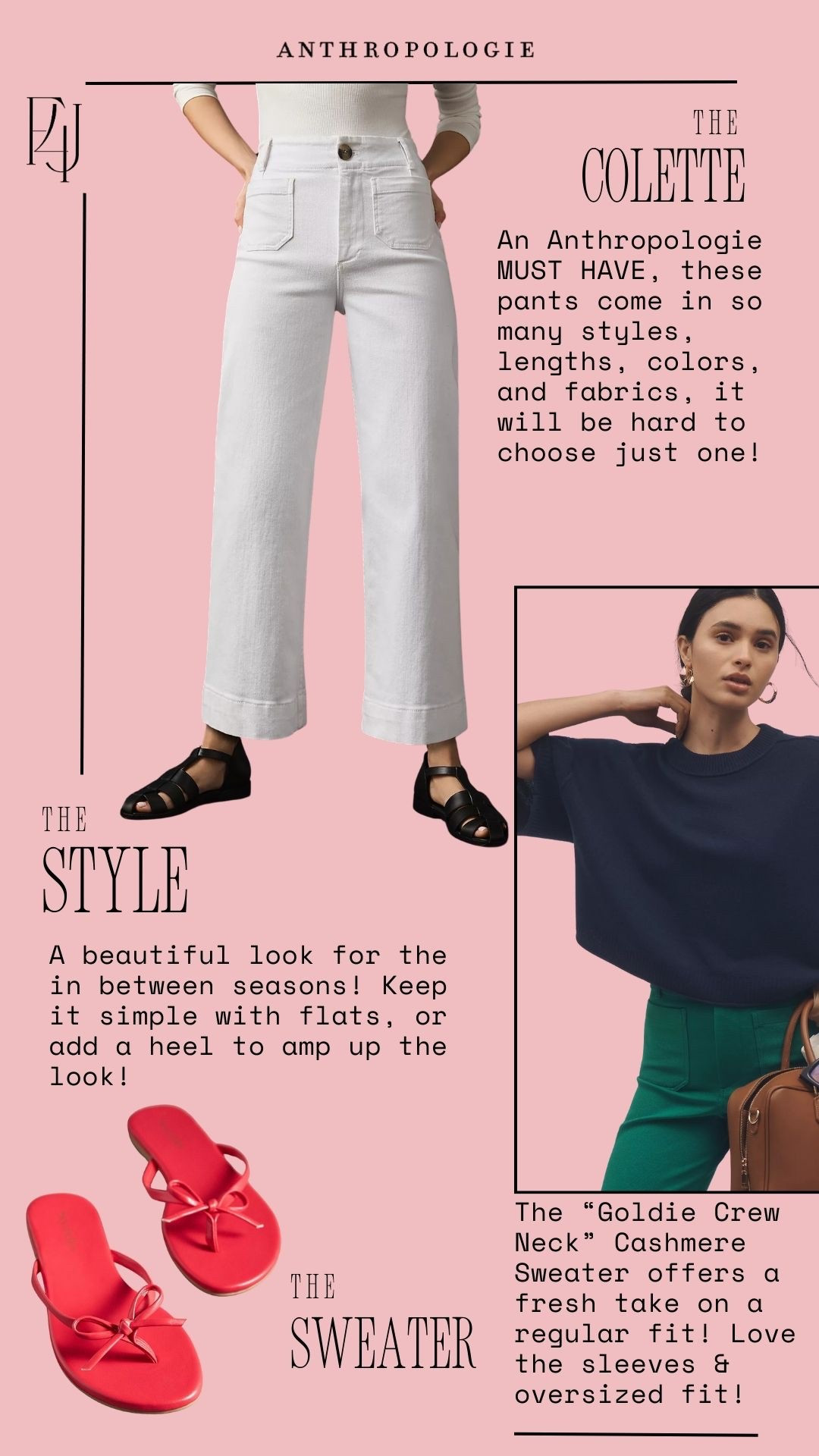 Two must have pieces while they are on sale! Great options for those in between seasonal temps! Now through March 10th, save 20% on orders of $100+. Use code "Anthro20" at checkout.

Fit4Janine, Anthropologie, Spring Outfits, Shoes 

#LTKSeasonal #LTKSaleAlert #LTKStyleTip