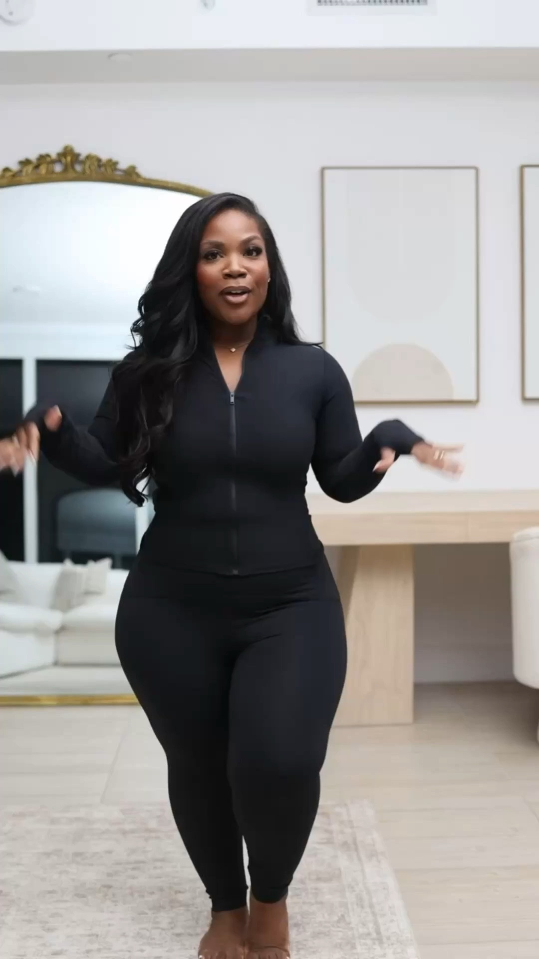 Had to get this set in another color from Spanx! This material just snatches me in and is so comfy 🙌🏾

Jacket is on sale for less than $40! ✨

Use code EMMYXSPANX for $$ off! 

Jacket: Size L
Leggings: Size XL 

Workout set, leggings set, activewear, athleisure, zip up jacket, Spanx set, curvy girl outfits, Emmy Petit 

#LTKMidsize #LTKPetite #LTKActive