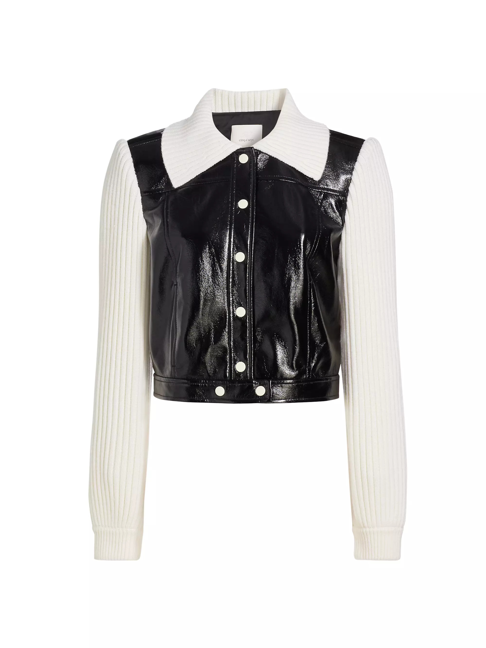 Ciara Mixed-Media Jacket | Saks Fifth Avenue