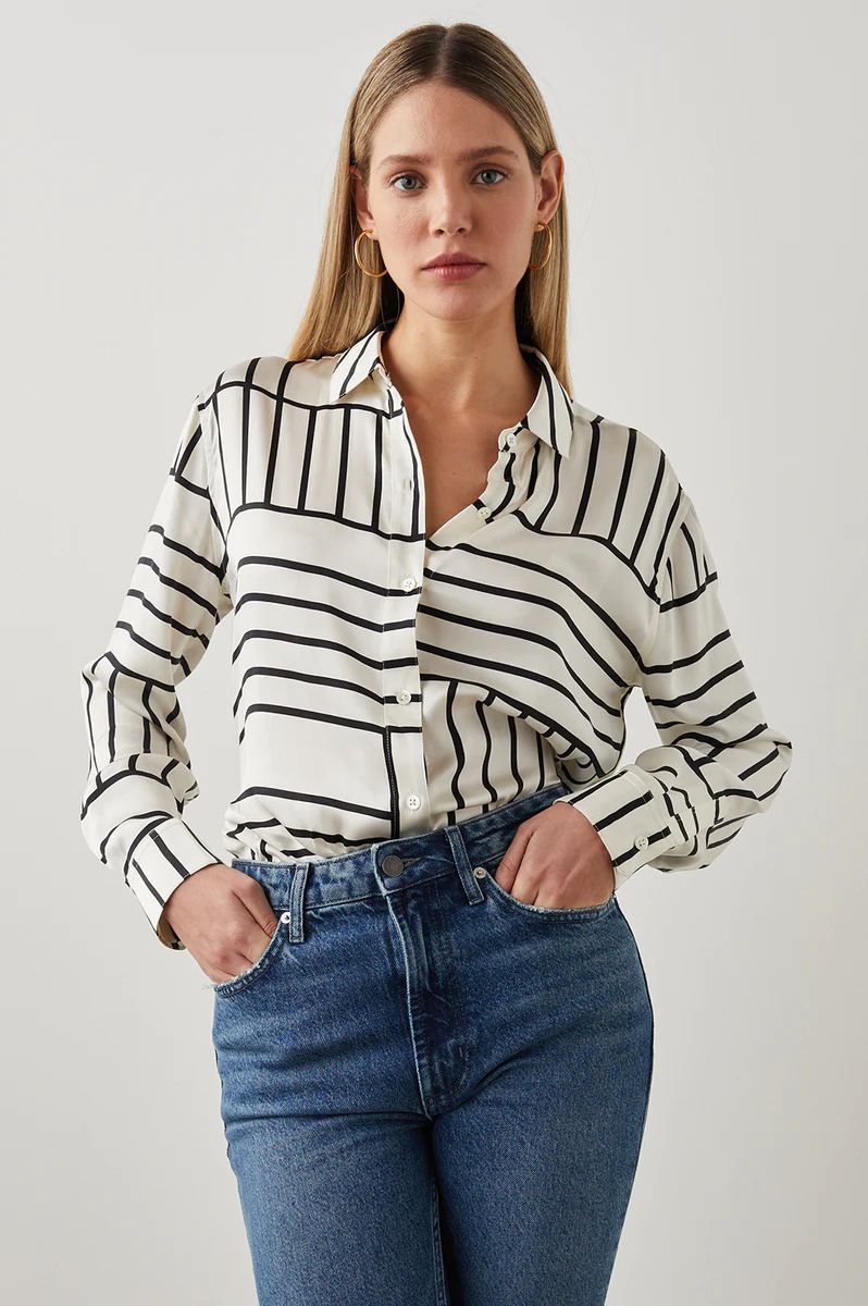 MARA SHIRT - PATCHWORK STRIPE | Rails