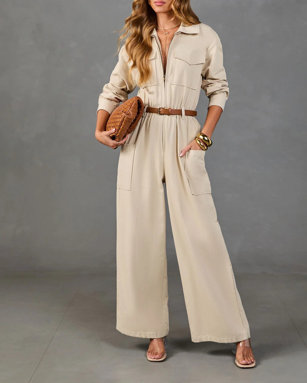 Nomad Days Cotton Belted Jumpsuit | VICI