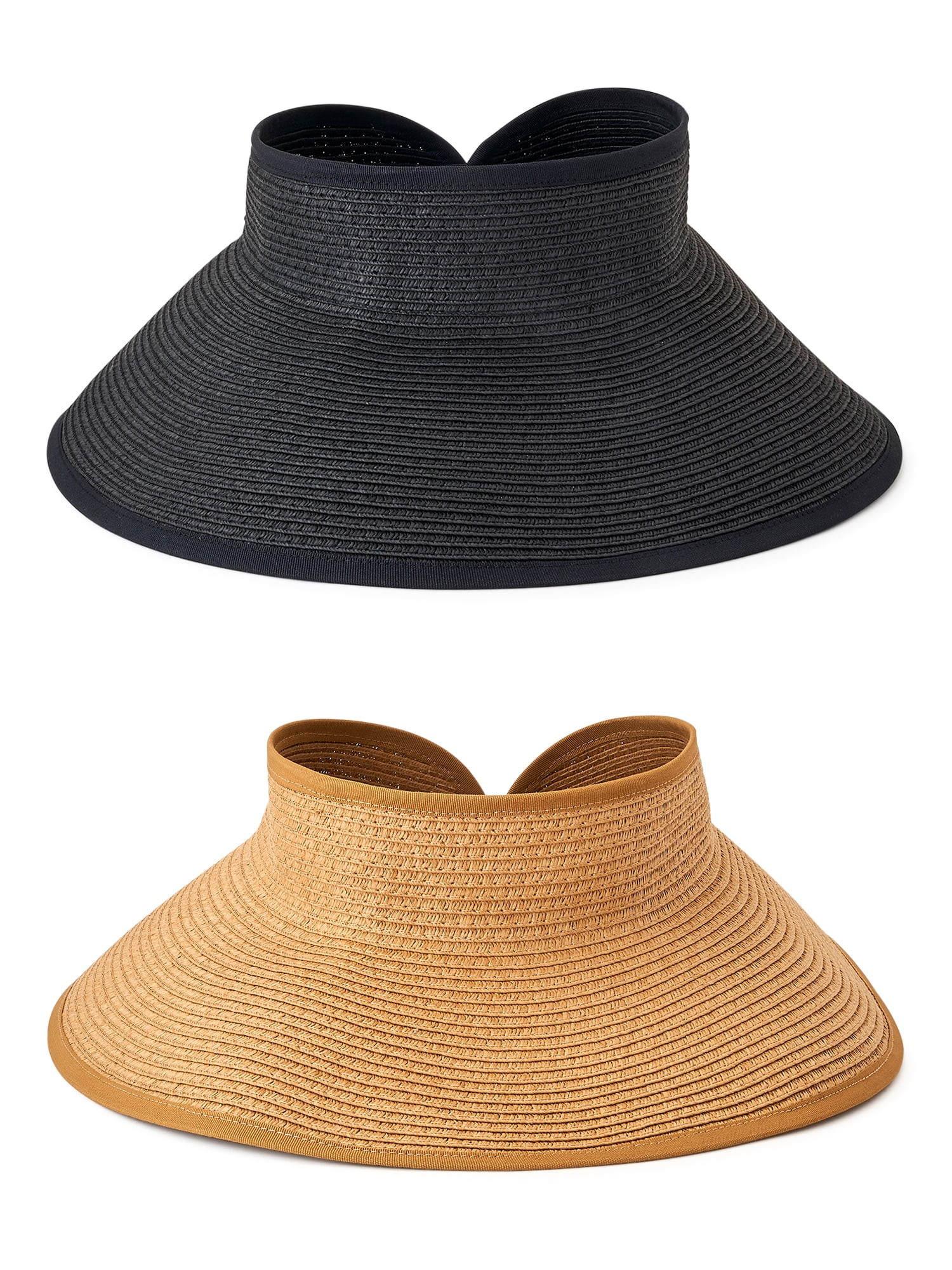 Time and Tru Women's Packable Visors, 2-Pack | Walmart (US)