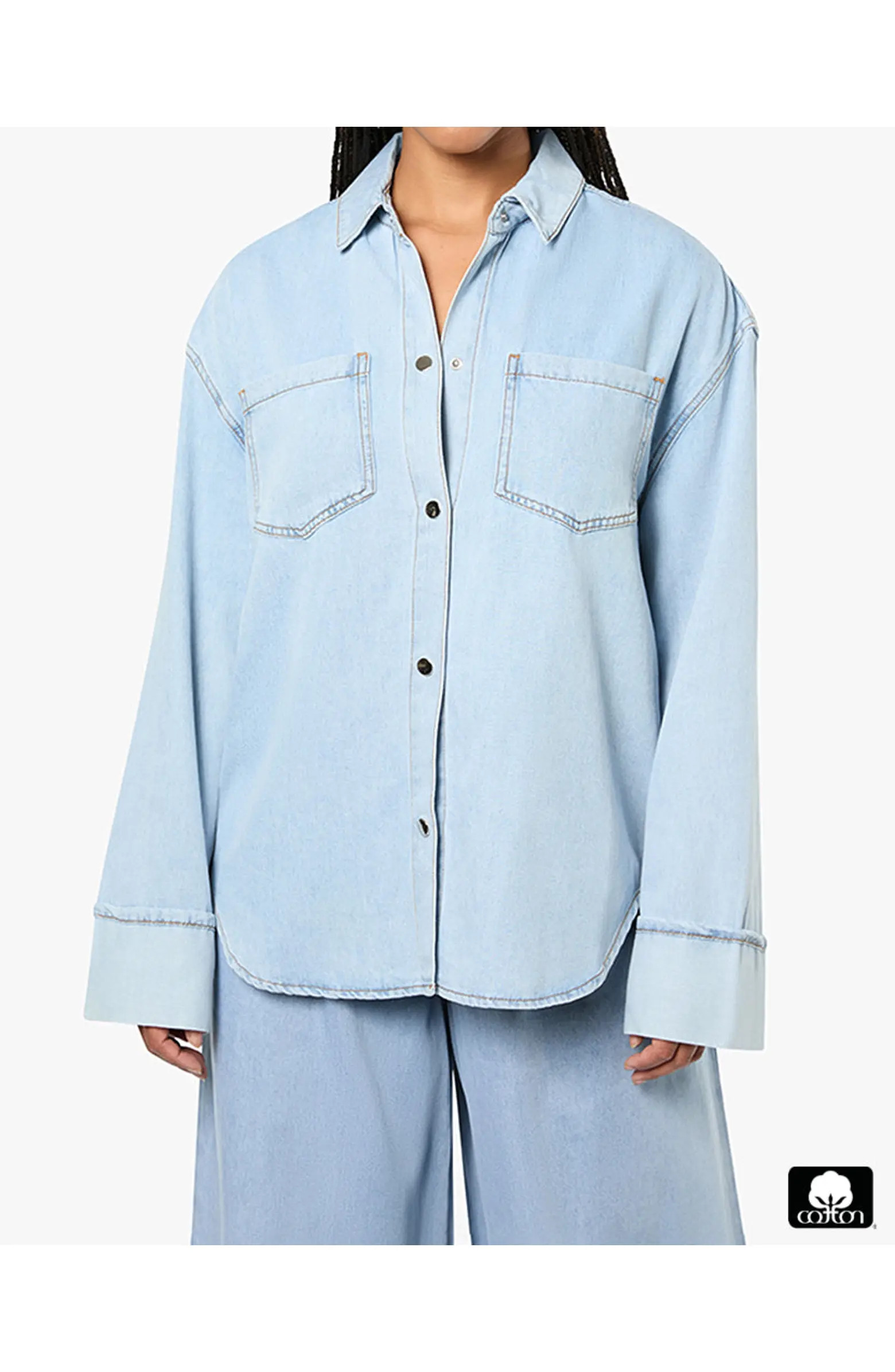 WeWoreWhat Denim Cuff Shirt | Nordstrom | Nordstrom