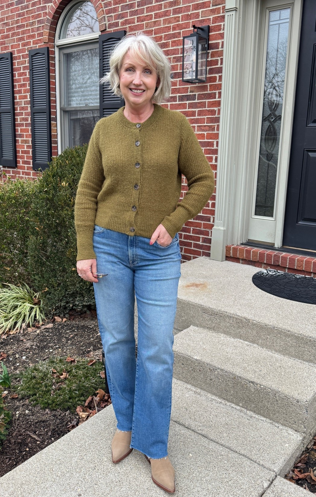Casual and comfy for the start of the year! This Veronica Beard sweater is comfortable and the color is perfect 💚💚



#gifted 

#LTKOver40 #LTKmomlife #LTKTall
