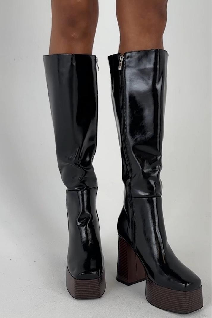 Need a black boot that instantly makes your outfit look more expensive? 🖤👢 The AZALEA WANG Augustine Block Heel Boot in Black gives you a bold, elevated look with a statement block heel. Perfect for fall outfits, winter fashion, date nights, going-out looks, dresses, denim, and edgy street style. ✨ Tap to shop these black block heel boots and upgrade your shoe collection! 

 #LTKgrwm #LTKootd #LTKOver40