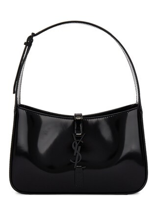Saint Laurent Le 5 A 7 Shoulder Bag in Nero | FWRD | FWRD 
