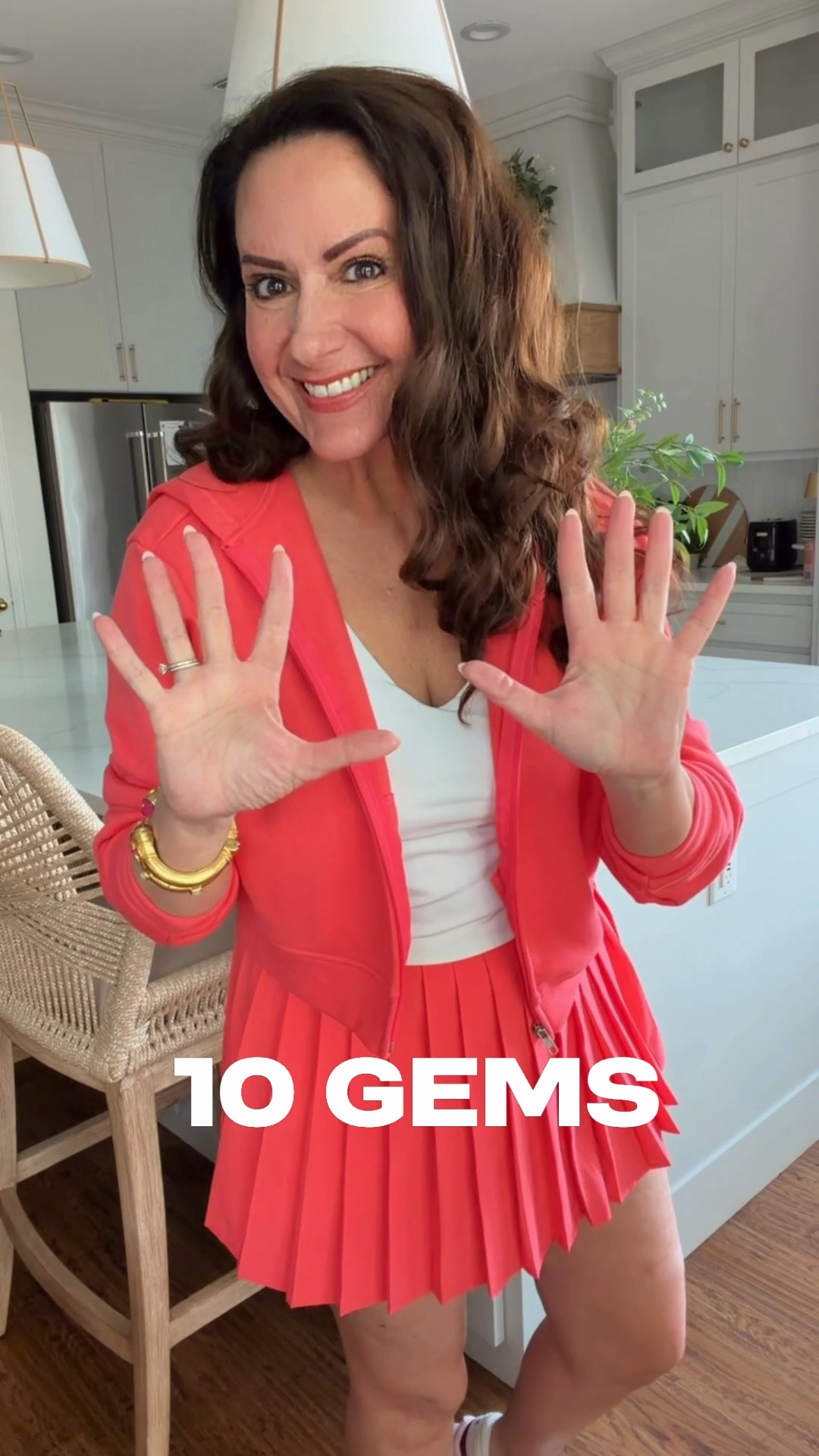 10 gems $40 or less to add to cart! 
1. Cutest hat with embroidered details! 
2. Slim fit denim shirt, but weight feels more like a jacket! Wearing a small
3. Pink bow track pants...SO soft and comfy! Tts. Wearing a medium.
4. Love the cut of this tank w/built in bra! Grsbbed black + white. Just $15
5. Cute skirt with built in shorts! 
Just $13! Tts. Wearing a medium.
6. Matching hooded jacket! Just $15. Wearing a small. 
7. Grabbed this dog scrub brush for the boys' bathroom! 
8. Cuuuutest bow doormat! $15
9. Mom approved tie shorts! Tts
10. Adorable embroidered patriotic pillow! $15
.


#LTKHome #LTKOver40 #LTKActive