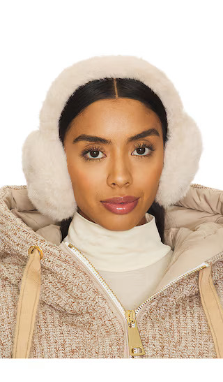 Faux Fur Earmuff in Natural | Revolve Clothing (Global)