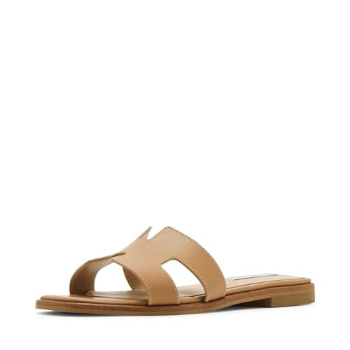 Steve Madden Women's Hadyn Sandal, Banana Leather, 9.5 | Amazon (US)