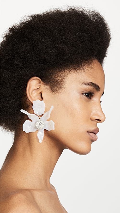 Lele Sadoughi Crystal Lily Earrings | SHOPBOP | Shopbop