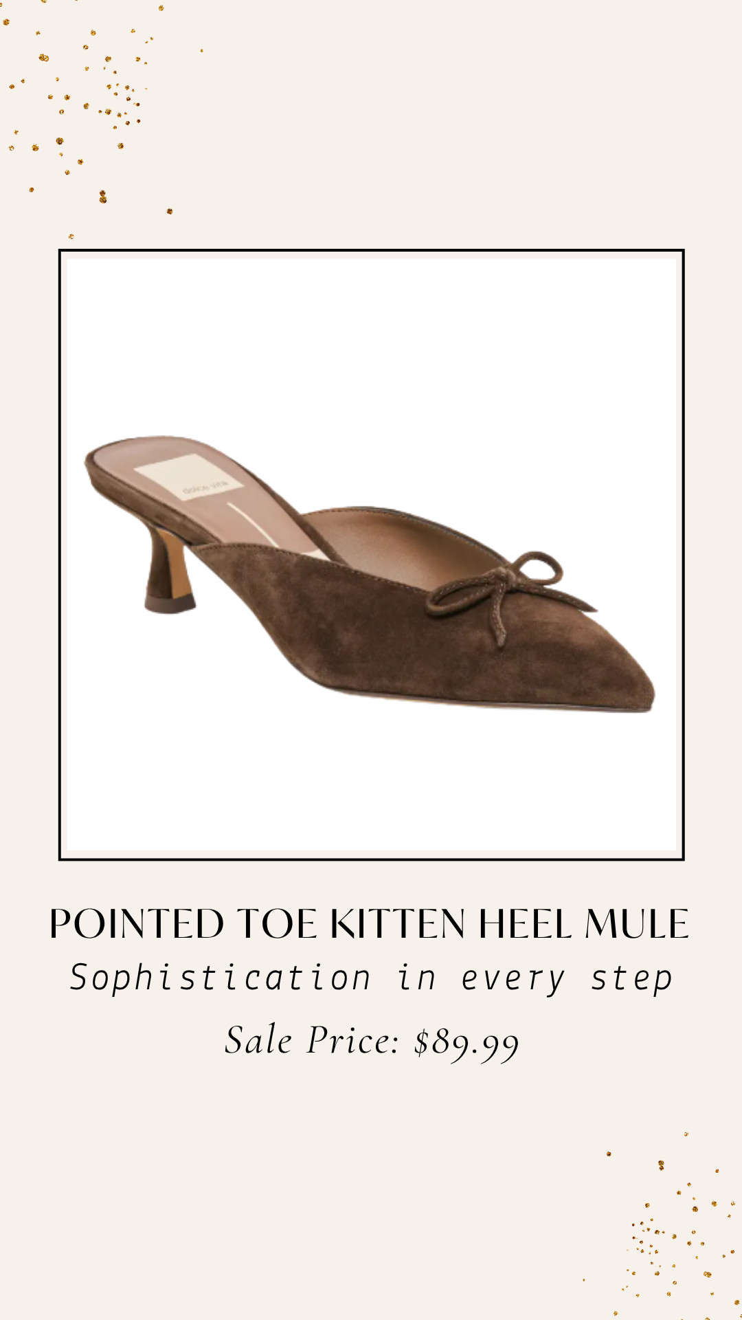 Step into effortless elegance with these Pointed Toe Kitten Heel Mules 👠✨—featured in the Nordstrom Anniversary Sale! Designed with a sleek pointed toe and comfortable kitten heel, they're the perfect finishing touch for everything from office looks to weekend outfits 💕 Chic, versatile, and timeless, these are shoes you'll reach for again and again. Grab your pair while they're on sale! 🛍️

#NordstromAnniversarySale #NordstromSale #KittenHeel #Mules #PointedToe #FashionFinds #ShoeStyle #EverydayStyle #WardrobeEssentials #OOTD #StyleInspo #FashionDeals #LTKFashion #LTKFinds #MustHaveFinds #BestSellers #SaleAlert #ShoppingDeals #LimitedTimeDeals #ShopTheSale #DealHunter #NordstromFinds #TimelessStyle #EverydayFashion #ChicShoes 

 