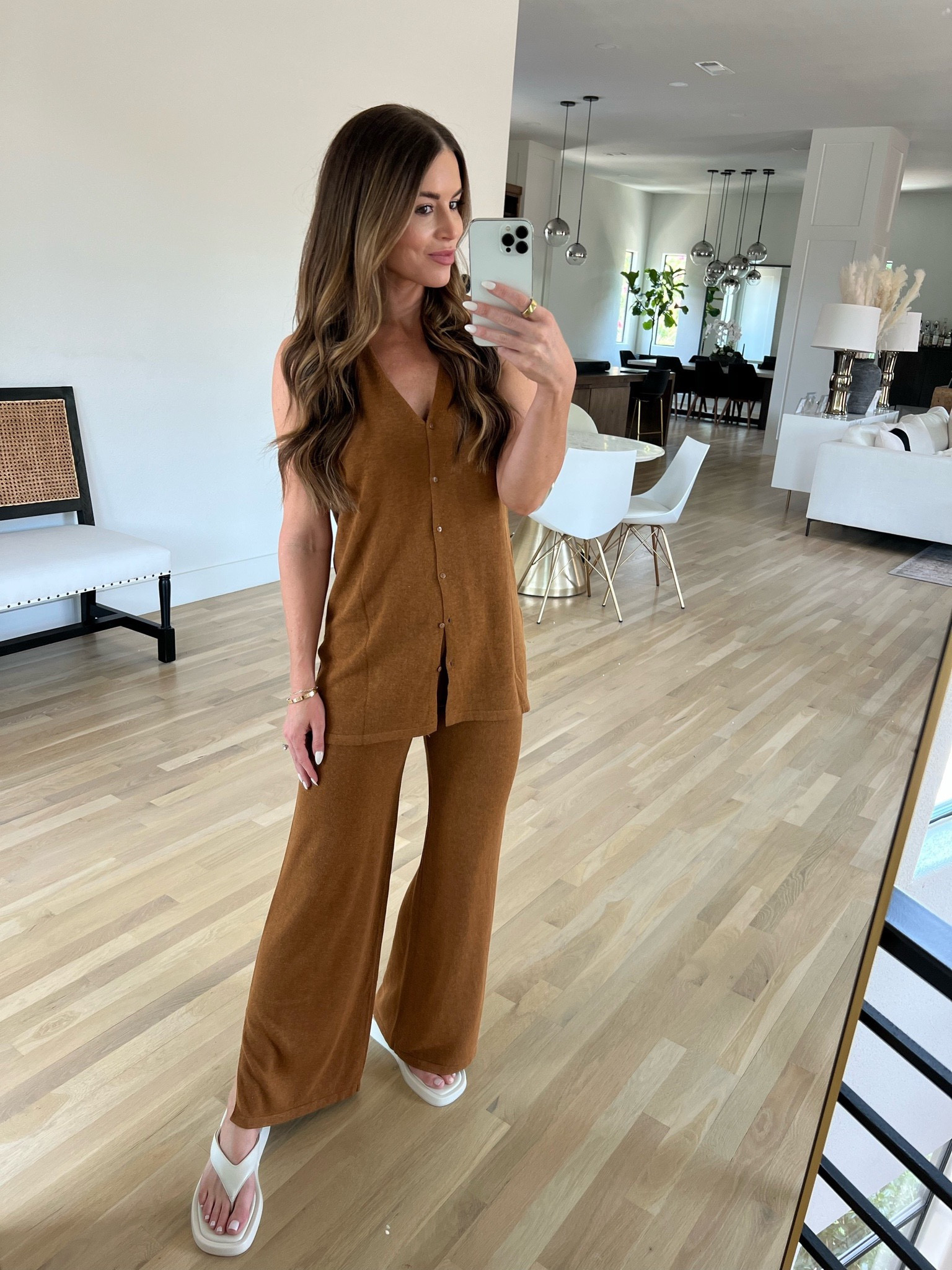 Matching set on sale 
XS in top and small bottoms 
Mango, airport outfit, travel outfit, matching sets, matching pant set 

#LTKunder100 #LTKsalealert #LTKstyletip