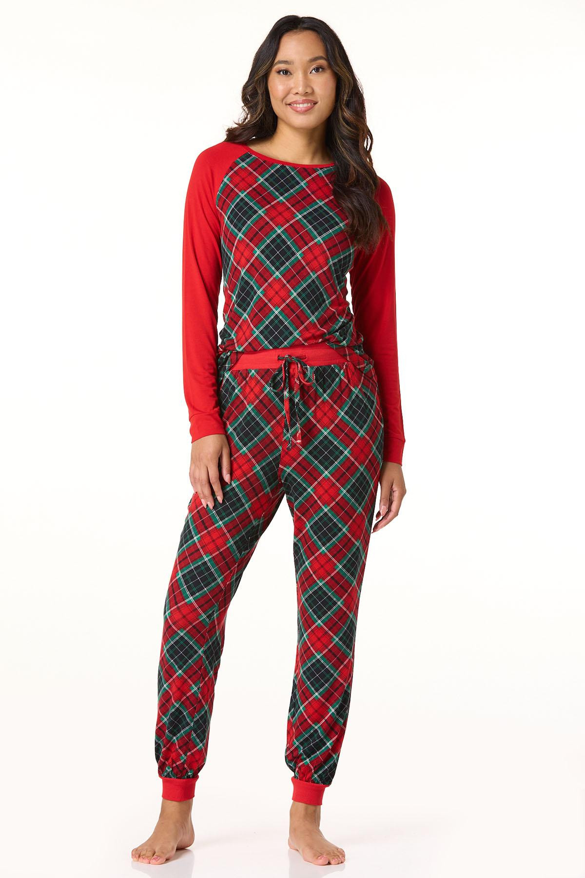 Holiday Plaid Sleep Tee | Cato Fashions