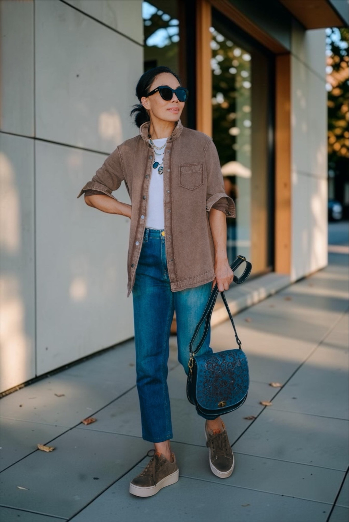 I can see why this shirt gets so much love! 🤎 The vintage wash cotton gauze is soft, lightweight and breathable, with that perfectly relaxed oversized fit. I especially love it in Mocha, such a beautiful color for transitioning into fall.

Wear it buttoned up, open over a tank, or roll the sleeves for an effortless everyday look. Easy, comfortable and so versatile—definitely one of those pieces you’ll reach for again and again. ✨

P.S. For size reference, I’m 5’3”, 112 lbs, and wearing a Petite Small (PS) here. 🤎

@Coldwater Creek 

#ad

#LTKdayinmylife #LTKootd