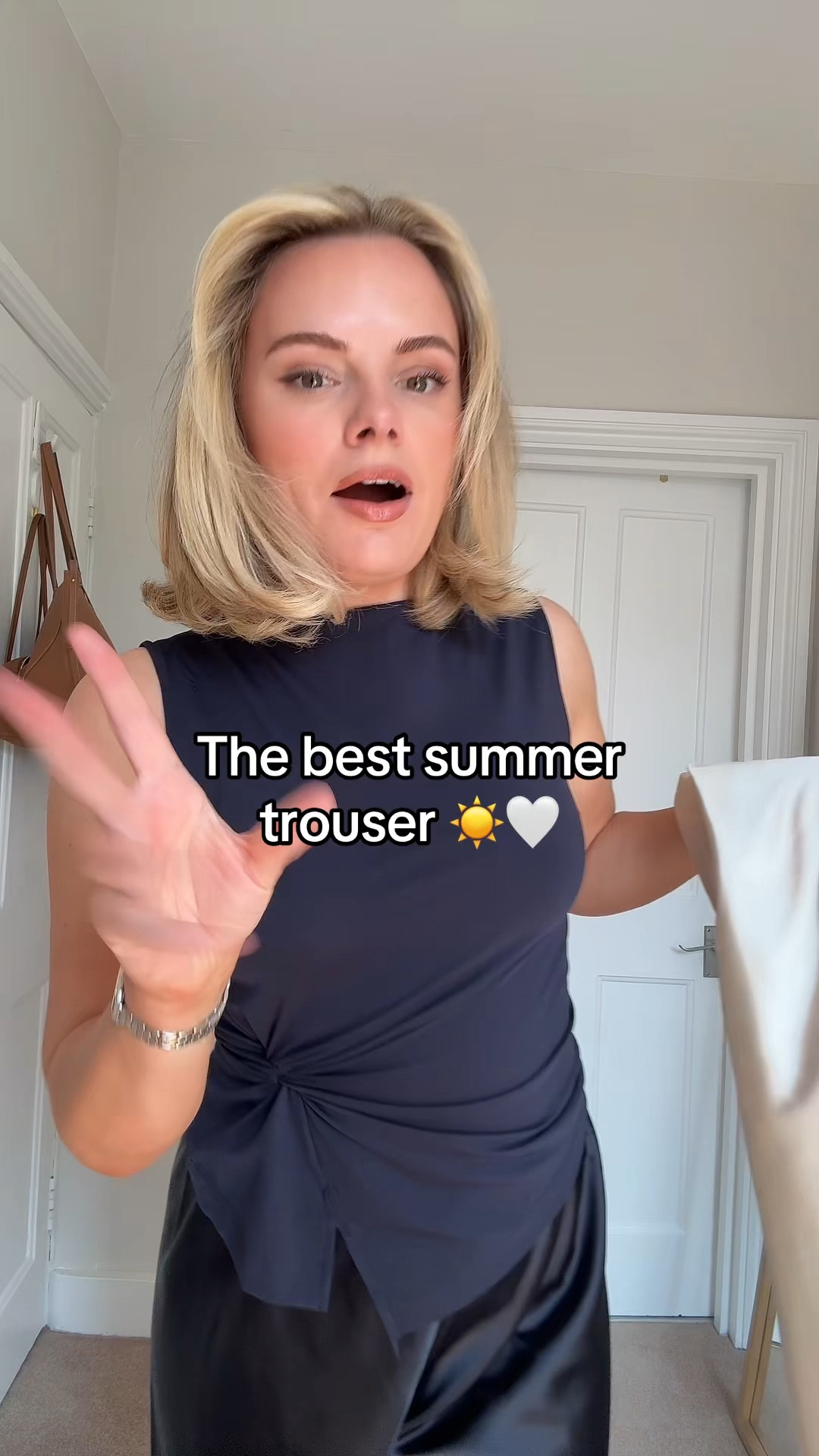 The best summer trousers! 

Satin trouser wearing 38 

#LTKtravel #LTKireland