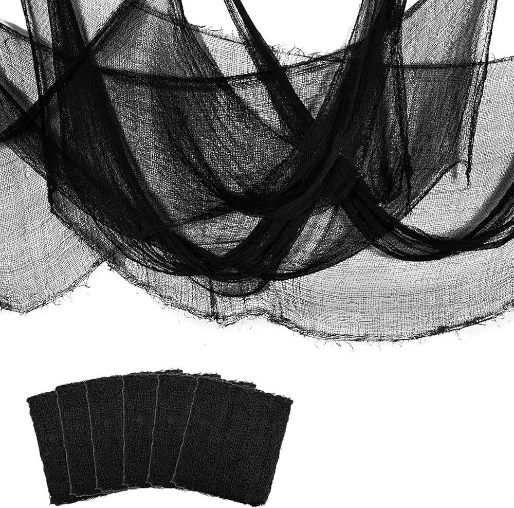 Svnntaa 6 Pack Creepy Cloth 30 x 72 Inch, Spooky Halloween Polyester Decorations Scary Gauze Clot... | Amazon (CA)