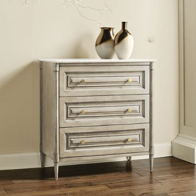 Hugo Marble Top 3-drawer Chest | Frontgate